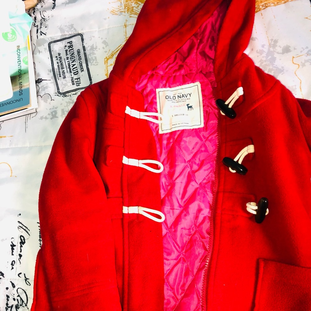 Red Rain Coat (Old Navy)